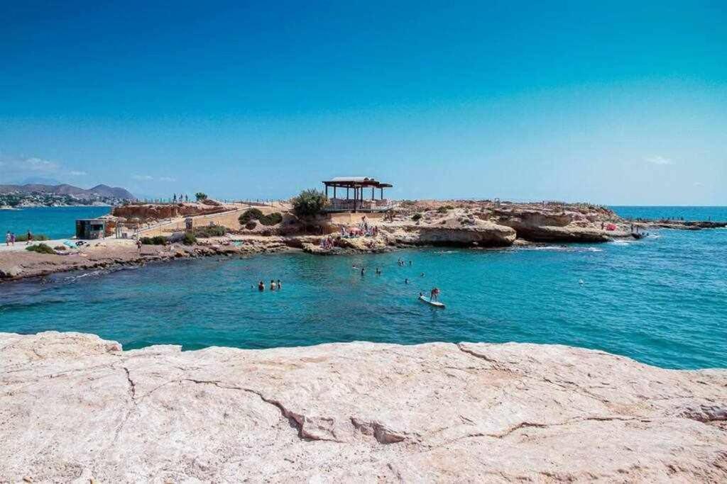 Altamira 2 Campello Piscina, Garaje ,Wifi, A/C Apartman El Campello Kültér fotó